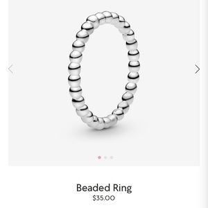 Pandora Beaded Ring size 7